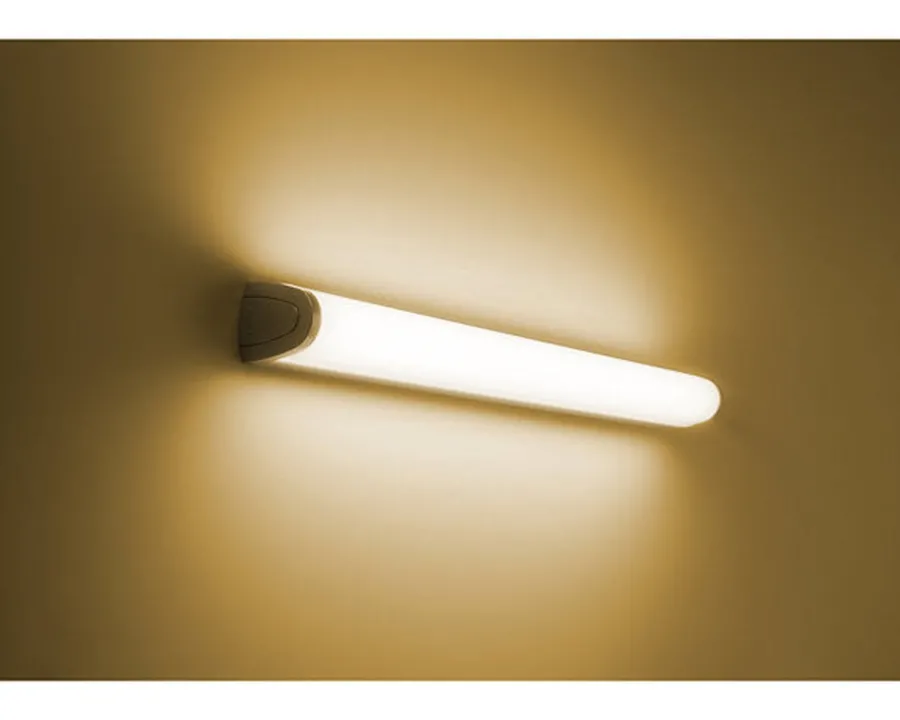 Outlet Philips Volga vegglampe 11W LED 3000K 790 lumen 55 cm - /Grå Hvit