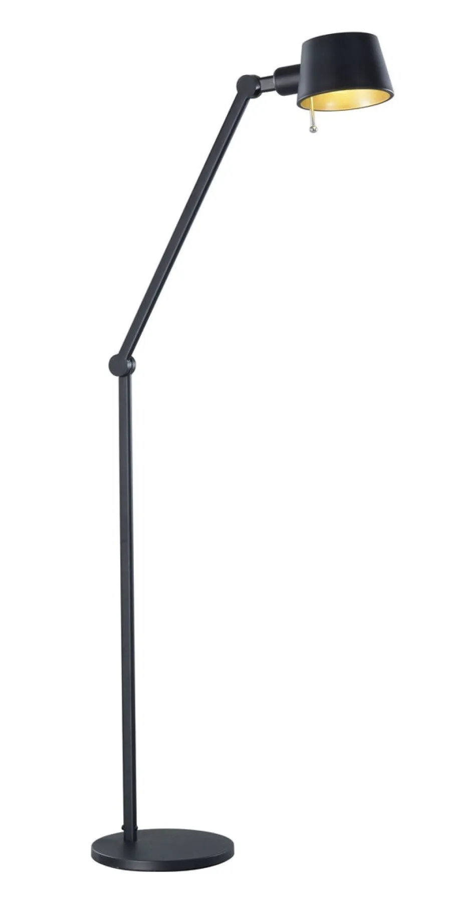 Sale NorDesign Pionex gulvlampe - Svart/Gullfarget Svart / Gull