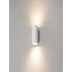 New Slv Plastra vegglampe opp/ned lys GU10 Hvit