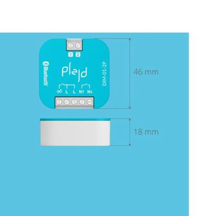 New Plejd dimmer 1-2pol 300VA Bluetooth - DIM-01-2P