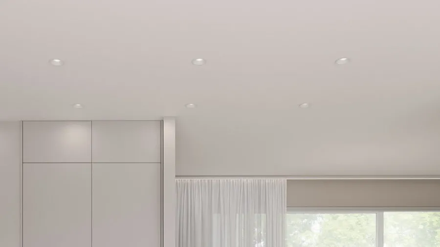 Plejd smart lavtbyggende spot / downlight 2200-4000K IP44 8W RA90 - 6 pakning