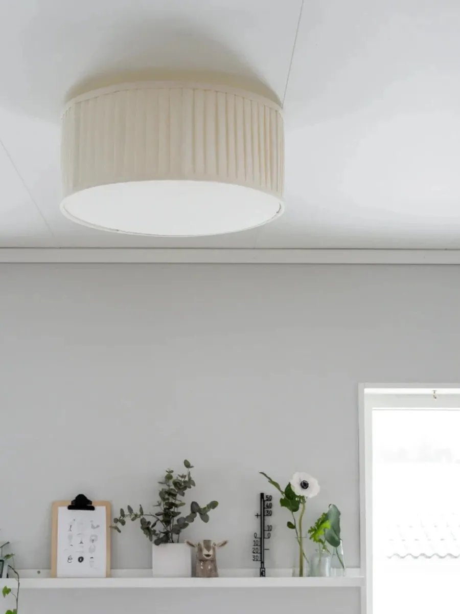 Best Pr home of Scandinavia Ab Plissè taklampe 45 - Hvit