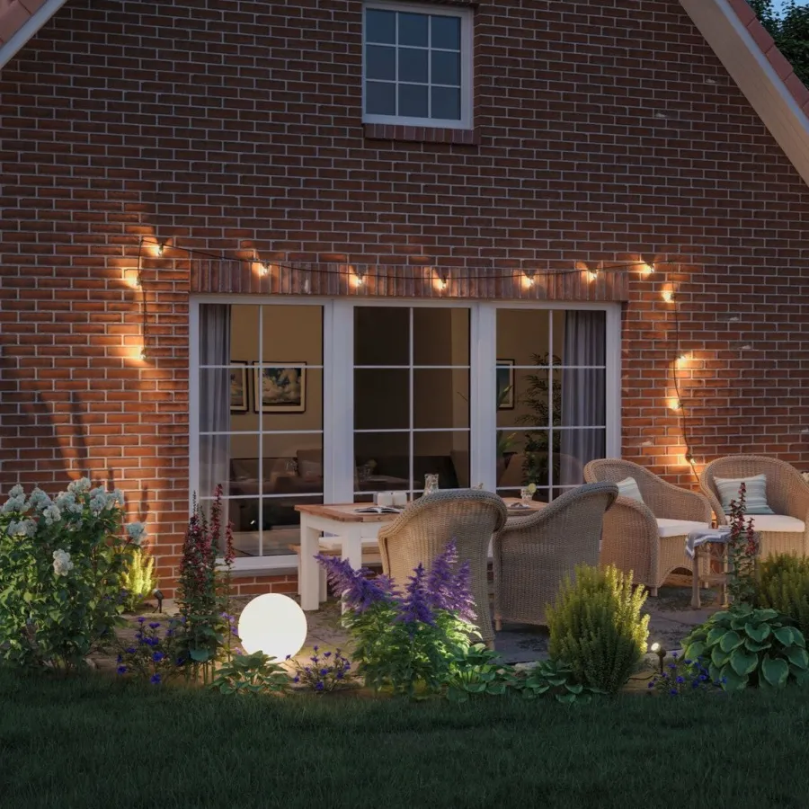 Hot Paulmann Plug & Shine Fairy Lights lysslynge 6,8 meter 7 x 0,2 Watt 3000 Kelvin Hvit