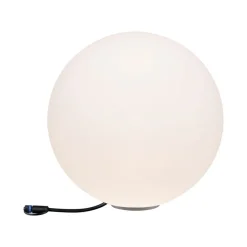 Online Paulmann Plug & Shine Globe 40 cm 6,5W 3000 Kelvin IP67 - Med jordspyd Hvit