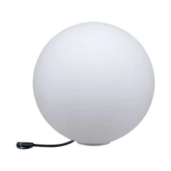 Online Paulmann Plug & Shine Globe 40 cm 6,5W 3000 Kelvin IP67 - Med jordspyd Hvit