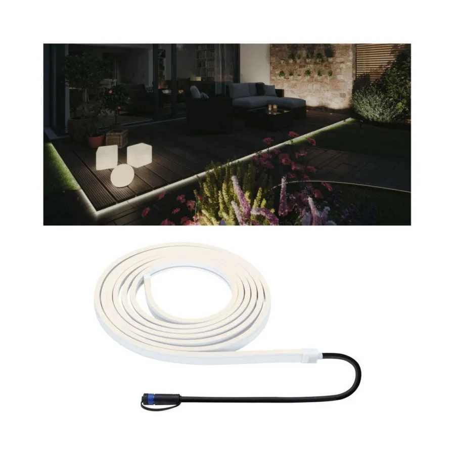 Discount Paulmann Plug & Shine LED Strips 5 meter 26W 3000 Kelvin IP68 Hvit