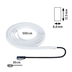 Discount Paulmann Plug & Shine LED Strips 5 meter 26W 3000 Kelvin IP68 Hvit