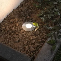 New Paulmann Plug & Shine Mini innfelt bakkespott 2,5W 3000 Kelvin IP67 Sølv