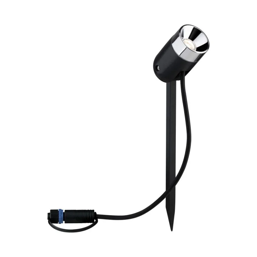 Sale Paulmann Plug & Shine Pike spot med spyd 2,2W 3000 Kelvin IP65 Antrasitt