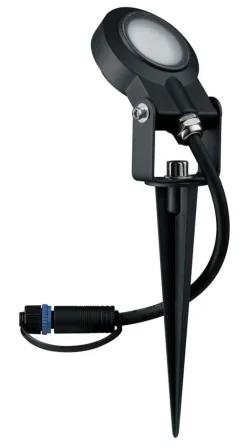 New Paulmann Plug & Shine Sting spot med spyd 6,4W 3000 Kelvin IP67 Antrasitt