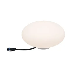 Sale Paulmann Plug & Shine Stone 28 cm 2,8 W 3000 Kelvin IP67 - Med jordspyd Hvit