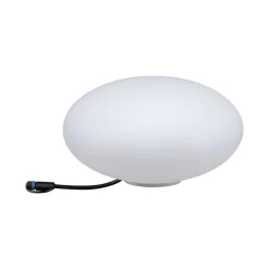 Clearance Paulmann Plug & Shine Stone 35 cm 2,8 W 3000 Kelvin IP67 - Med jordspyd Hvit