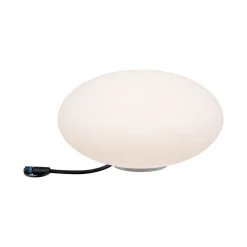 Clearance Paulmann Plug & Shine Stone 35 cm 2,8 W 3000 Kelvin IP67 - Med jordspyd Hvit