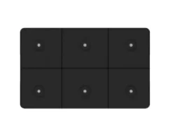 Sale NorDesign 6-port ladeplate for Aura og Volar bordlamper Svart