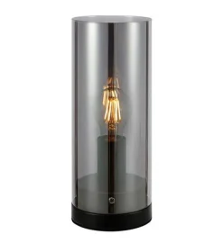 Hot Marksløjd Post bordlampe 12 - Svart/Røykfarget Svart / Røyk