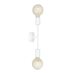 Emibig Proton vegglampe 2 lys - Hvit