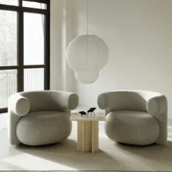 Clearance Normann Copenhagen Puff pendel, bulb Hvit