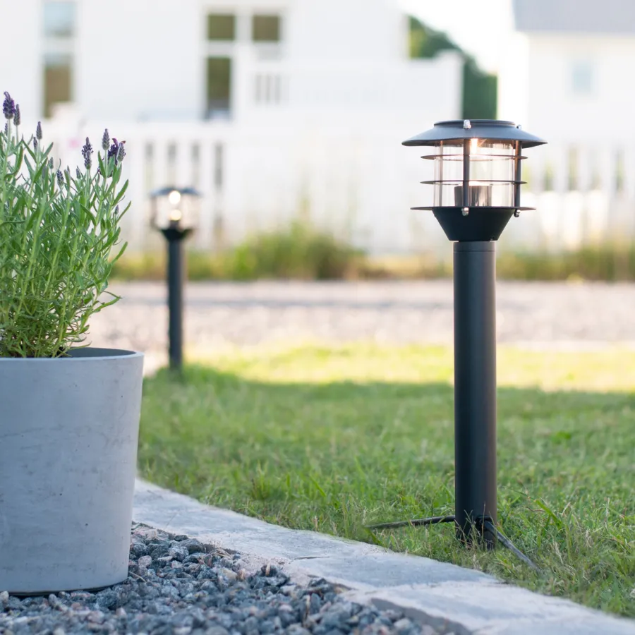 Discount Marksløjd Pullert 3w 45cm - Garden 24 - Svart
