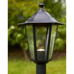 Discount Marksløjd Pullert 3W 73 cm - Garden24 - Svart