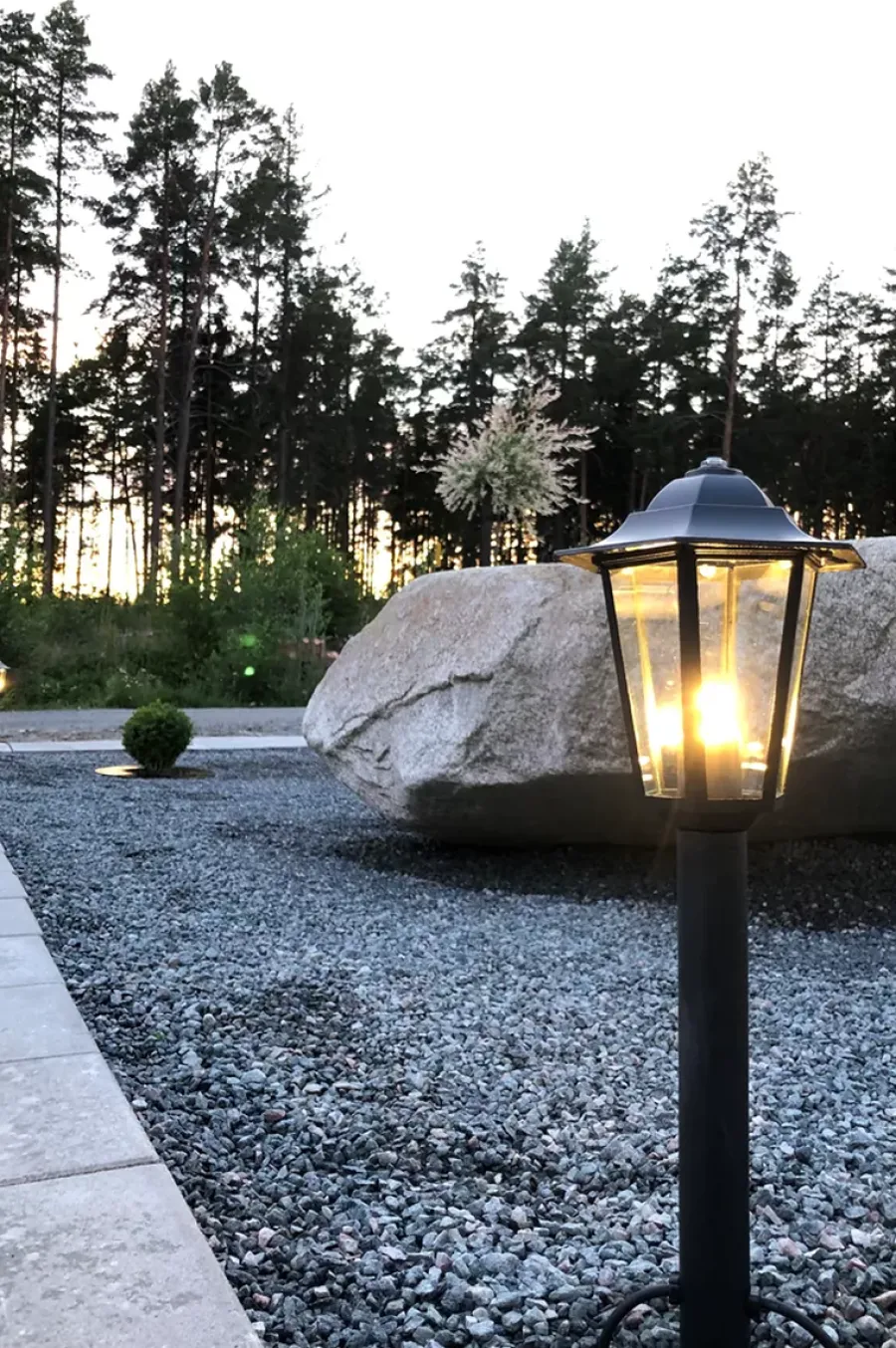 Discount Marksløjd Pullert 3W 73 cm - Garden24 - Svart