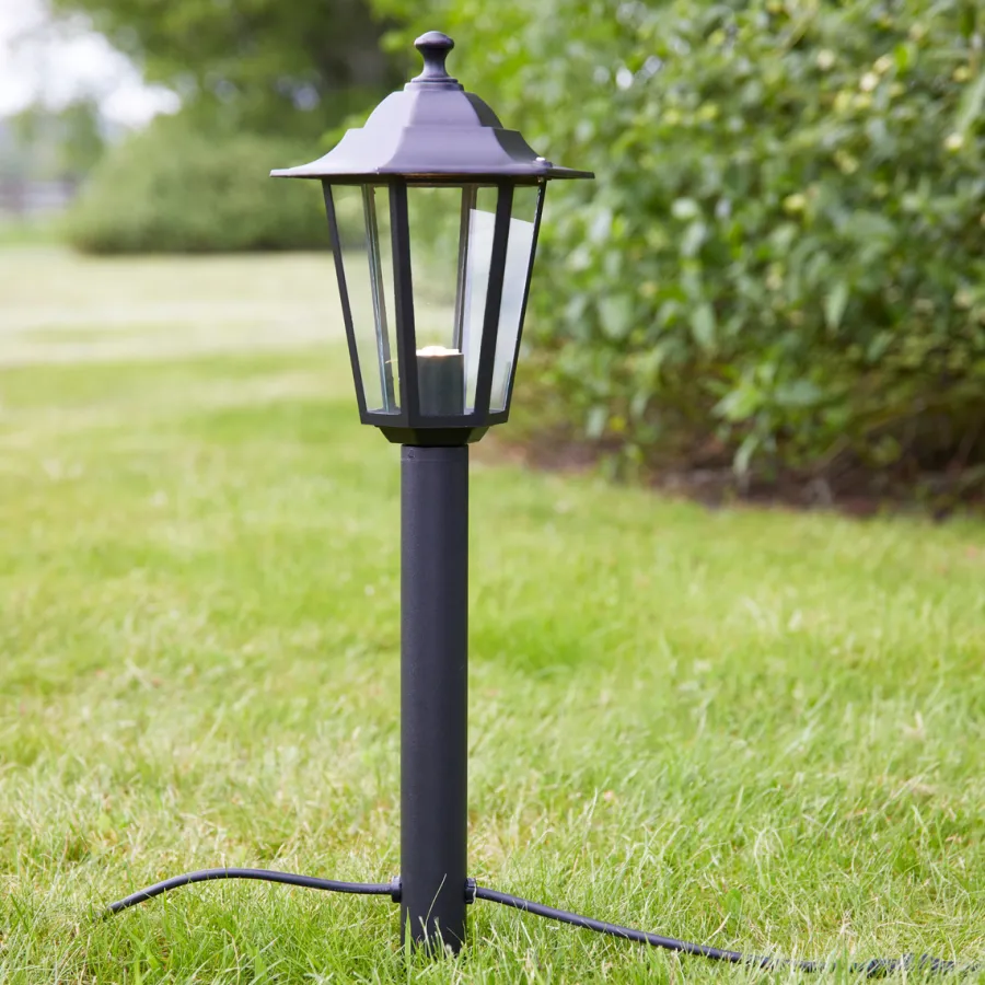 Discount Marksløjd Pullert 3W 73 cm - Garden24 - Svart