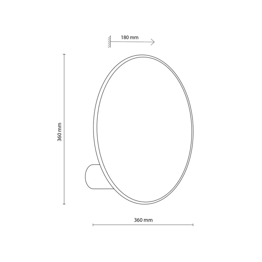 Discount TK Lighting Pulse vegglampe Natur