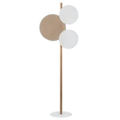 Online TK Lighting Puls gulvlampe Brun / Hvit