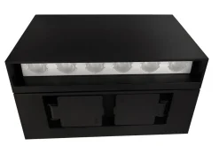 Hot NorDesign Rapido K2 vegglampe utendørs Opp/ned med stikkontakt 12W LED 3000K - Svart