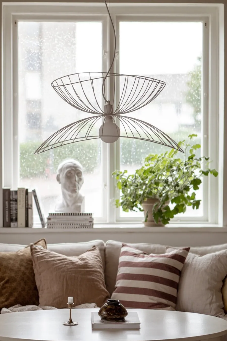 Clearance Globen Lighting Ray takpendel 70 cm - Hvit