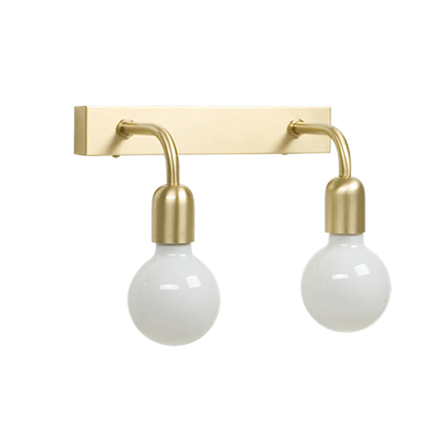 Belid Regal dobbel vegglampe IP44 E27 Svart