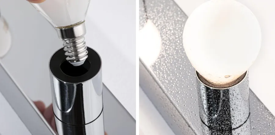 Clearance Paulmann Regula vegglampe for baderom IP44 3-lys