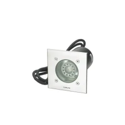 Best Norlys Rena 1551 uplight firkantet IP68 5,5W Stål/Klart glass