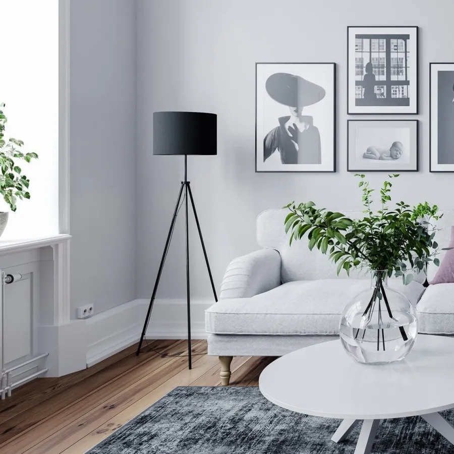 Online By Rydens Rina gulvlampe Svart