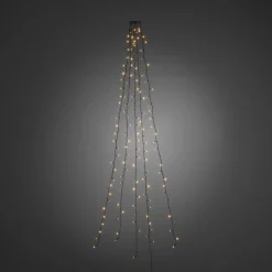 Hot Konstsmide Ring slynge for juletre 5x40 LED 240 cm - Amber