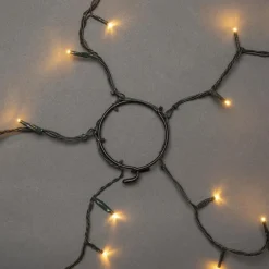 Hot Konstsmide Ring slynge for juletre 5x40 LED 240 cm - Amber