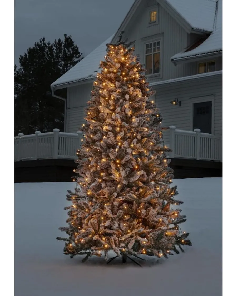 Clearance Konstsmide Ringslynge 2,4 meter Firefly 8 x 30 LED - Frostet Amber