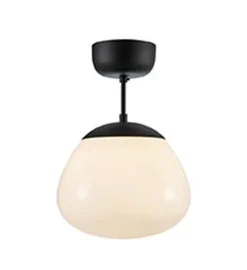 Marksløjd Rise taklampe - Svart/Opal hvit - Svart / Opal