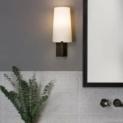 Online Astro Lighting Riva 350 vegglampe baderom IP44 med glass skjerm