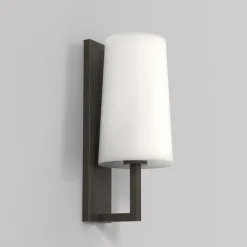 Online Astro Lighting Riva 350 vegglampe baderom IP44 med glass skjerm