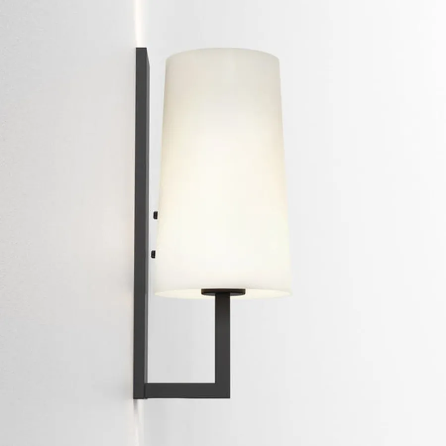 Online Astro Lighting Riva 350 vegglampe baderom IP44 med glass skjerm