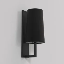 Discount Astro Lighting Riva 350 vegglampe IP44 med skjerm Krom / Hvit