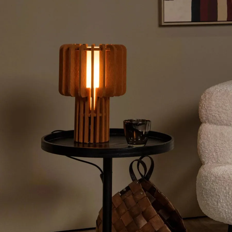 Lucide Rollo bordlampe Taupe