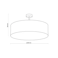 TK Lighting Rondo taklampe 60 cm