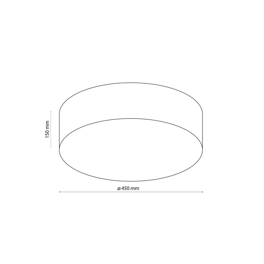 Clearance TK Lighting Rondo taklampe 45 cm