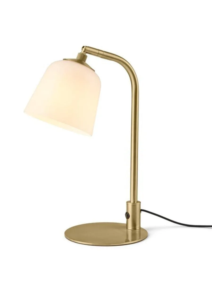 Discount Halo Designs Room 49 bordlampe 40 cm - Opal/Antikk messing Messing / Opal