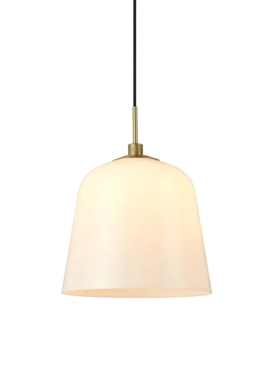 Hot Halo Designs Room 49 takpendel 30 cm - Opal/Antikk messing Messing / Opal