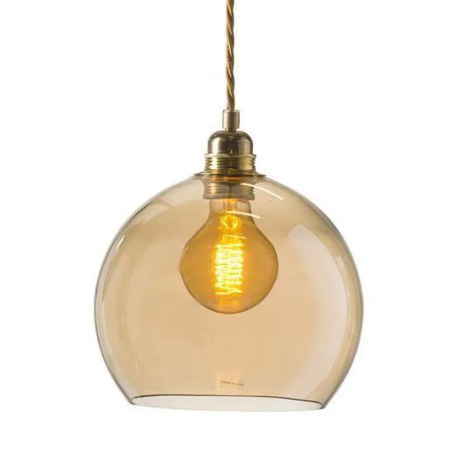 Sale EBB & FLOW Rowan takpendel 22 cm Golden Smoke/gull Gull / Røyk