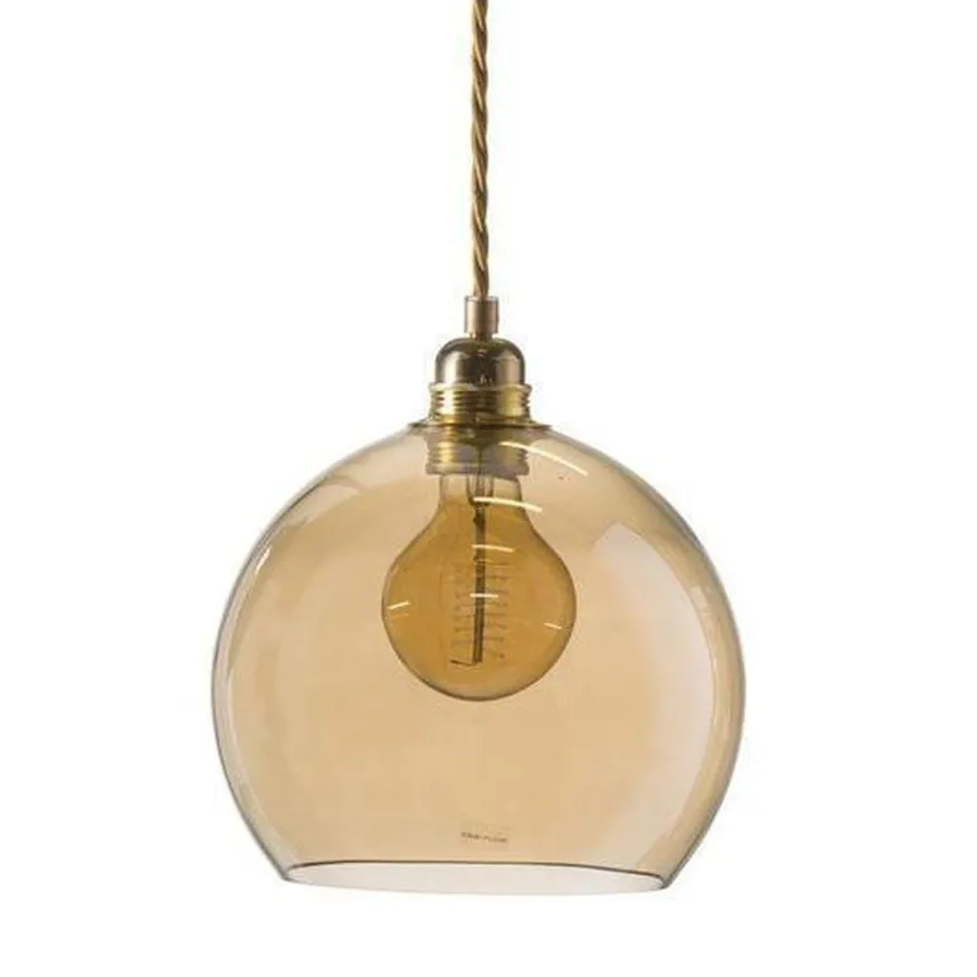 Sale EBB & FLOW Rowan takpendel 22 cm Golden Smoke/gull Gull / Røyk
