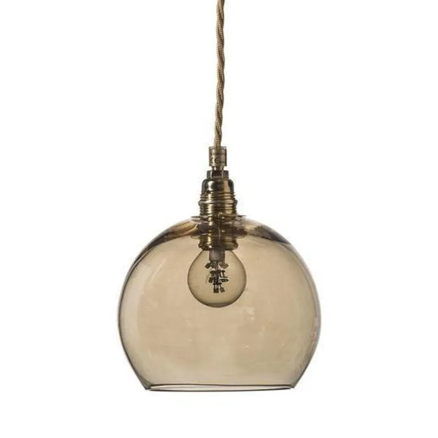 Outlet EBB & FLOW Rowan takpendel 15,5 cm Golden Smoke/gull Gull / Røyk