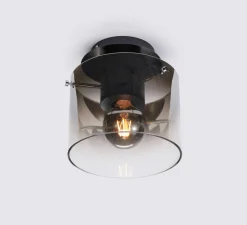 New Ms - belysning Roxy taklampe - Svart/Røykfarget Svart / Røyk